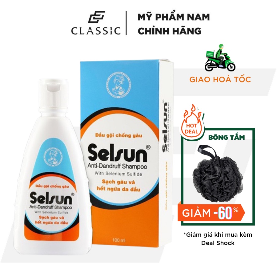 Dầu gội Selsun , dầu gội chống gàu, giảm ngứa, sạch nấm da dầu