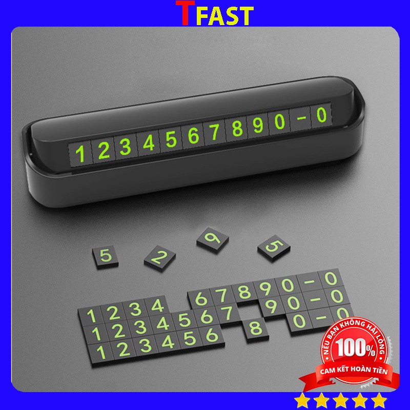 Bảng Ghi Số Điện Thoại Trên Ô Tô gắn taplo khi đỗ xe TFAST