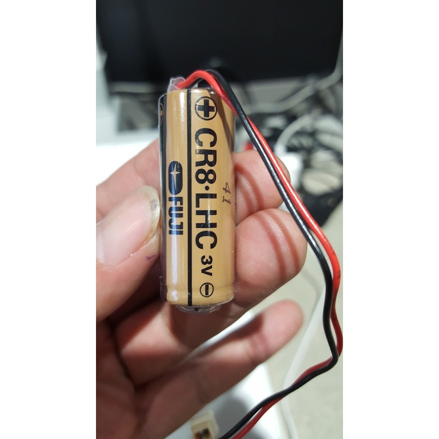 Pin 3V Lithium FUJI CR8.LHC size 4/5A nuôi nguồn PLC CNC