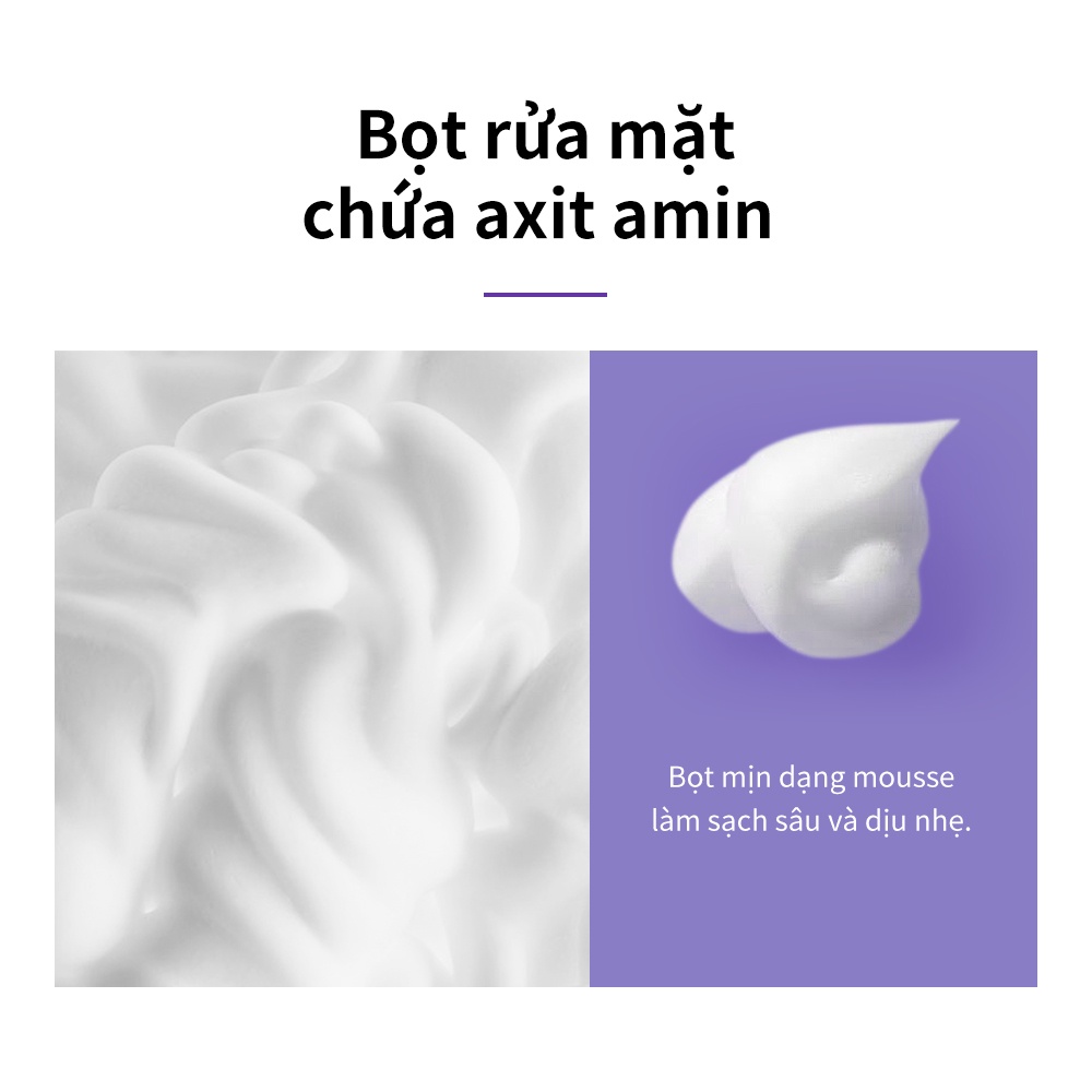 Sữa rửa mặt LANBENA Retinol tạo bọt chứa Amino Acid chống nếp nhăn và ngừa lão hóa Làm Sạch 100ml