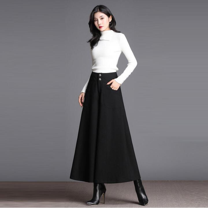 Quần ống rộng nữ đẹp sang trọng vải mềm LN02 | BigBuy360 - bigbuy360.vn