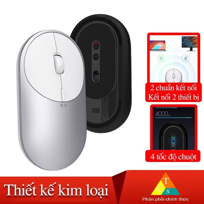 [Mã 55ELSALE1 giảm 7% đơn 300K] Chuột 2 chuẩn kết nối Xiaomi Mi Portable Mouse 2 BXSBMW02