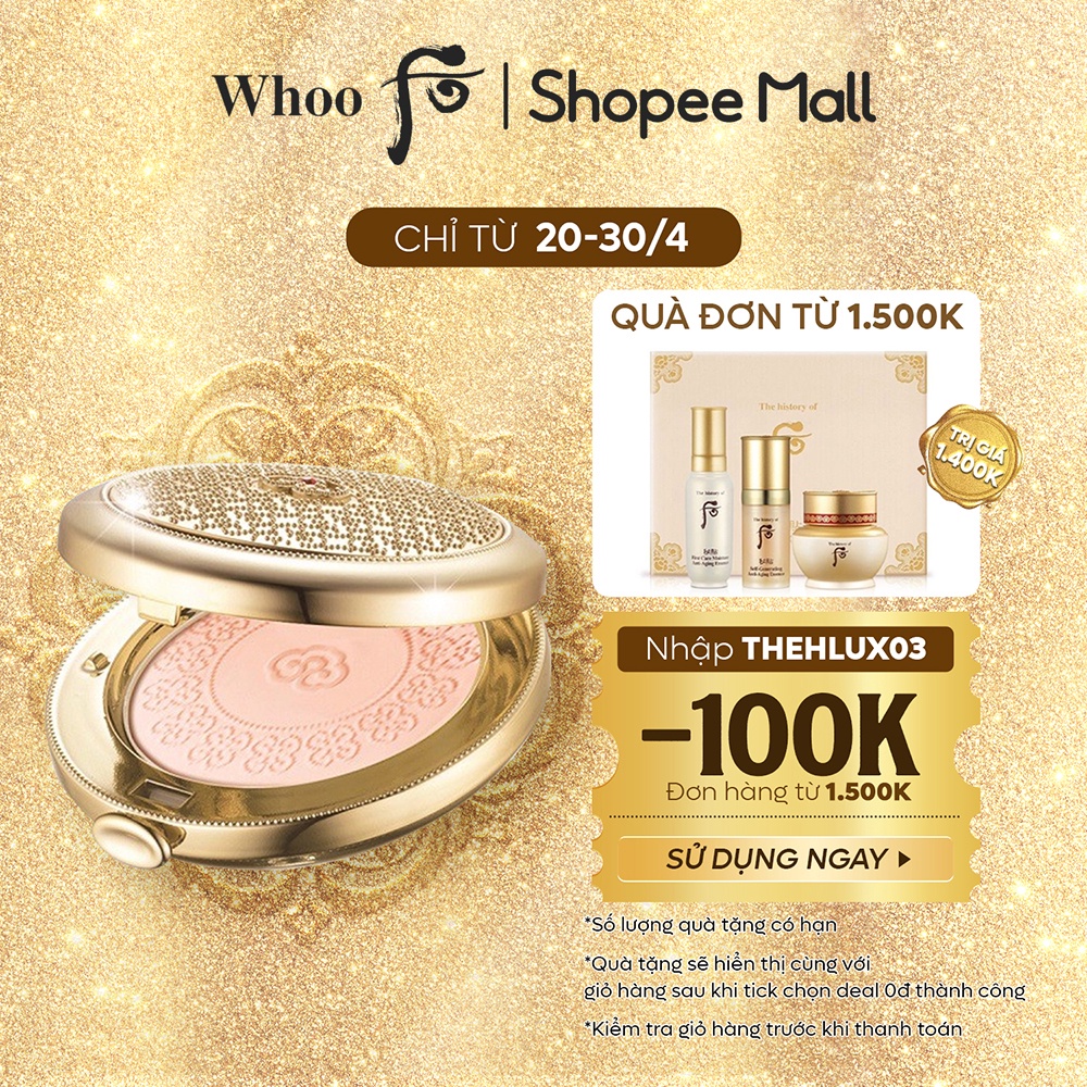 Phấn phủ trang điểm WHOO Gongjinhyang Mi Powder Pact SPF30, PA++  13 g