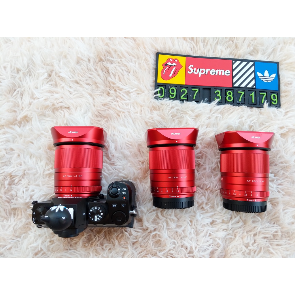 Combo 3 ống kính Viltrox 23mm F1.4 , 33mm F1.4 và 56mm F1.4 - Phiên bản Limited siêu hiếm Auto Focus cho Fujifilm