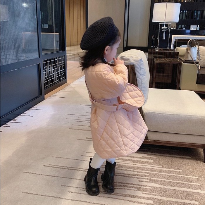 Đầm dệt kim + túi thời trang phong cách hàn quốc dành cho bé gái