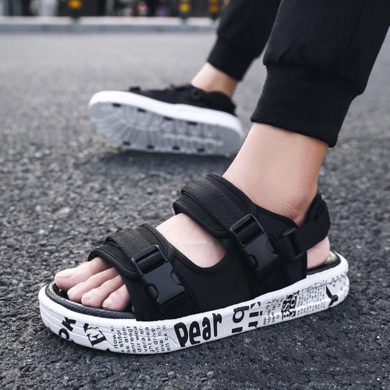 SALE Giầy Sandal Nam Nữ Đế Chữ - quai hậu nam nữ học sinh quai ngang Đế Chữ Mẫu Mới 2021