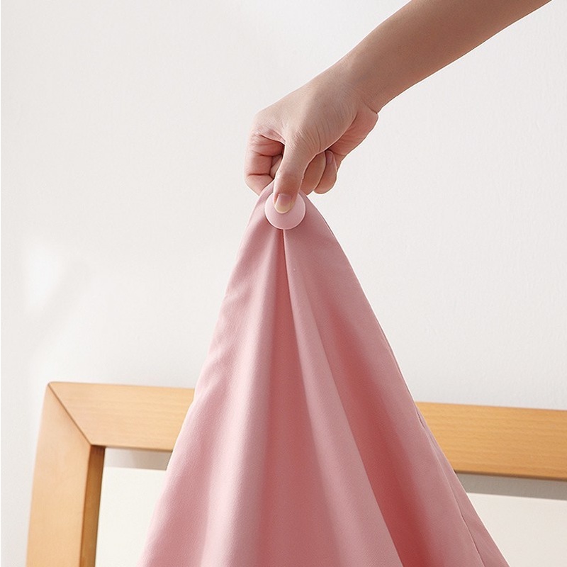 Bộ 4 Kẹp Cố Định Ga Trải Giường Hình Cây Nấm Dễ Thương Chống Trượt