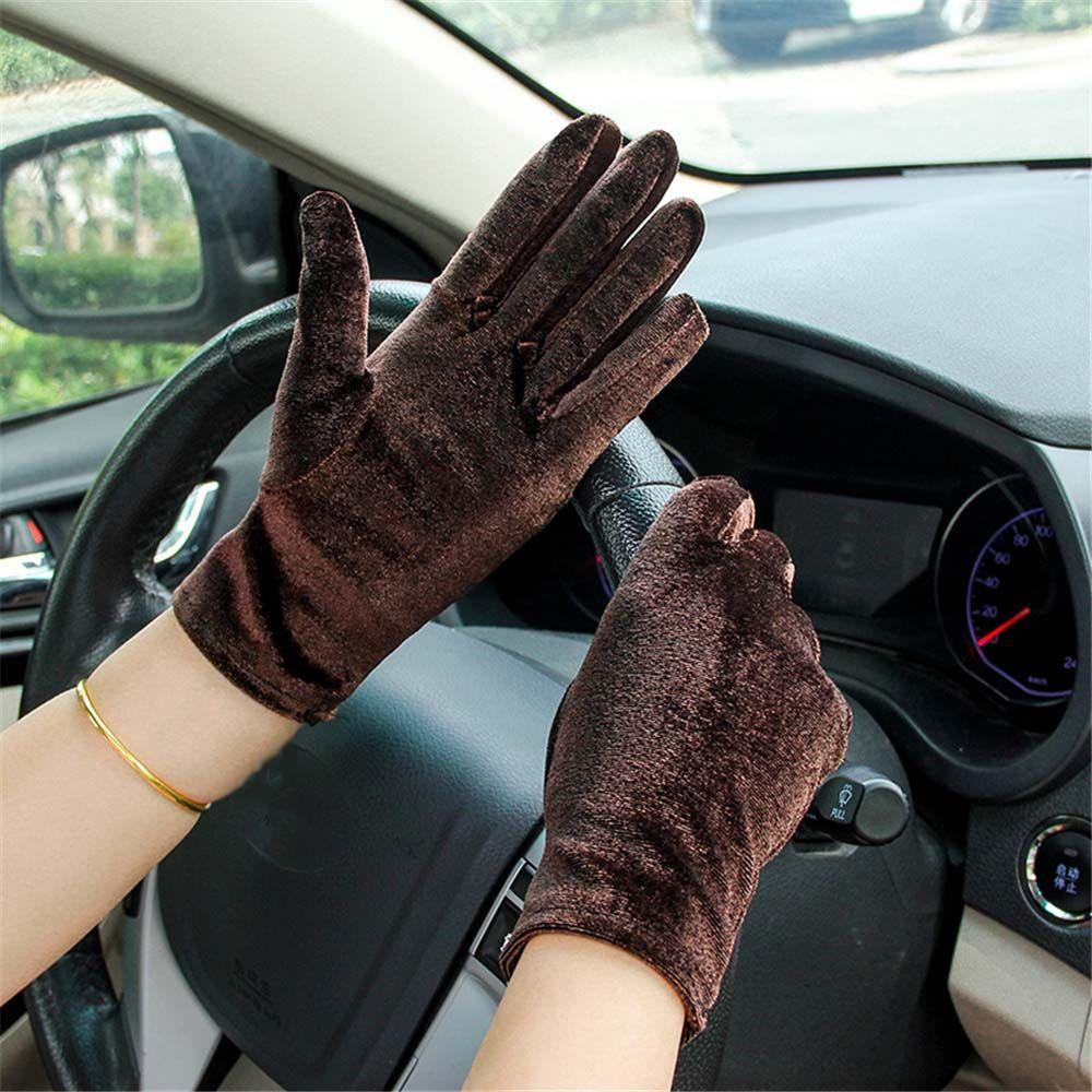 Găng Tay Nhung Giữ Ấm Mùa Đông Dành Cho Lái Xe Đạp