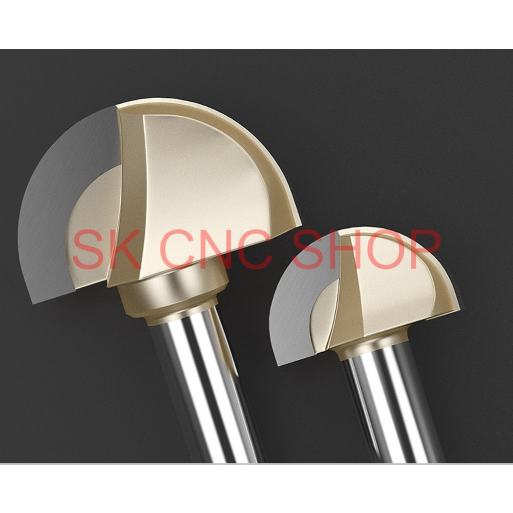 Mũi phay CNC đánh rãnh tròn rãnh cầu - SK CNC SHOP