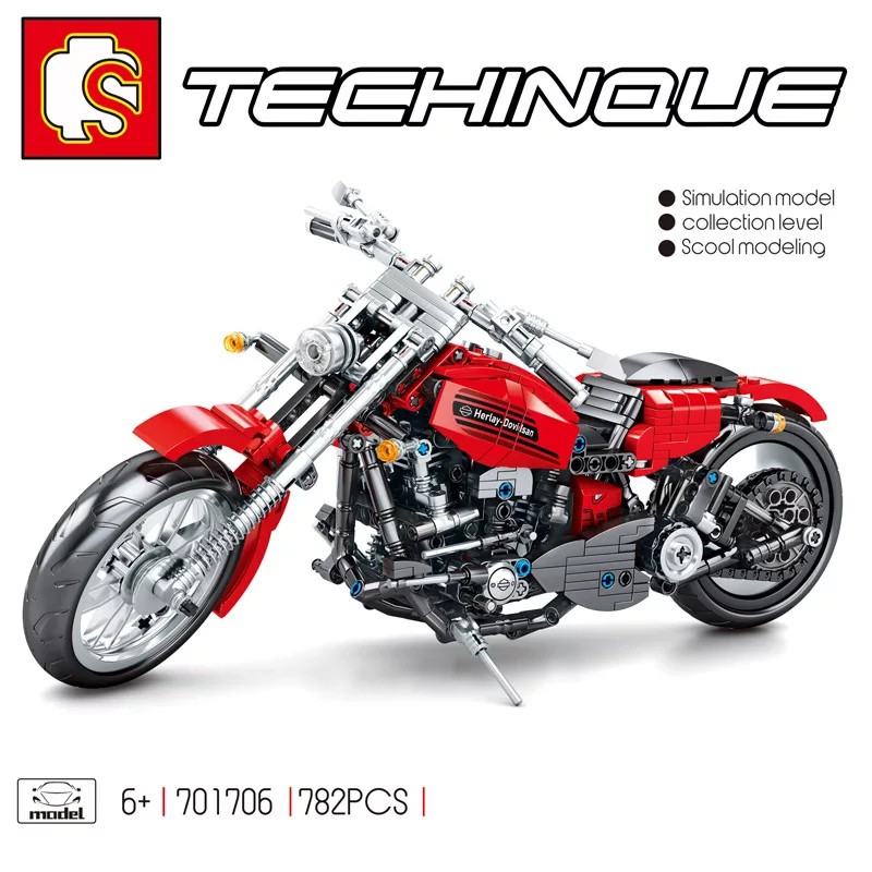 Lắp ráp xe moto Sembo 701706 TECHINQUE MOTO HERLAY - DOVIDSAN