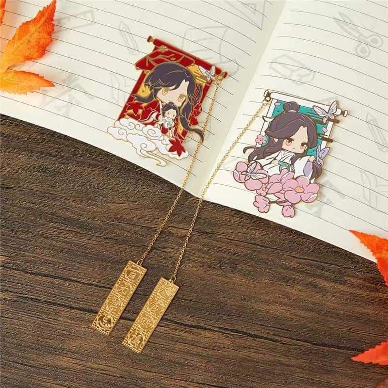 [Có sẵn] Bookmark kim loại Thiên Quan Tứ Phúc, chính hãng Bilibili