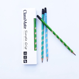 Bút chì gỗ định vị có tẩy CLASSMATE cao cấp - Bút chì định vị 2B - HOKAMI STORE