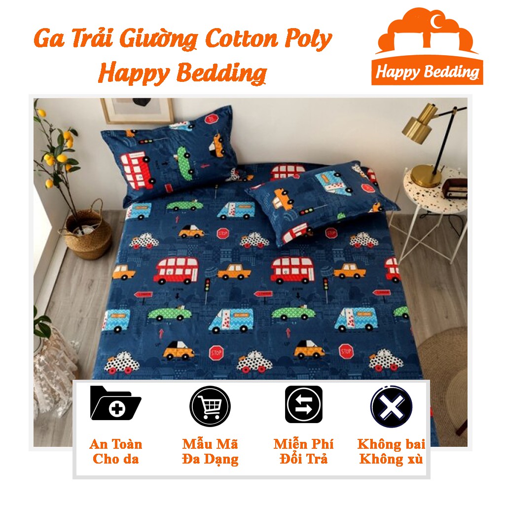 Ga Trải Giường Cotton Poly, Ga Nệm Drap Giường M2 M4 M5 M6 M8 2M 2M2 Đủ Họa Tiết (Bo Chun Miễn Phí) | WebRaoVat - webraovat.net.vn