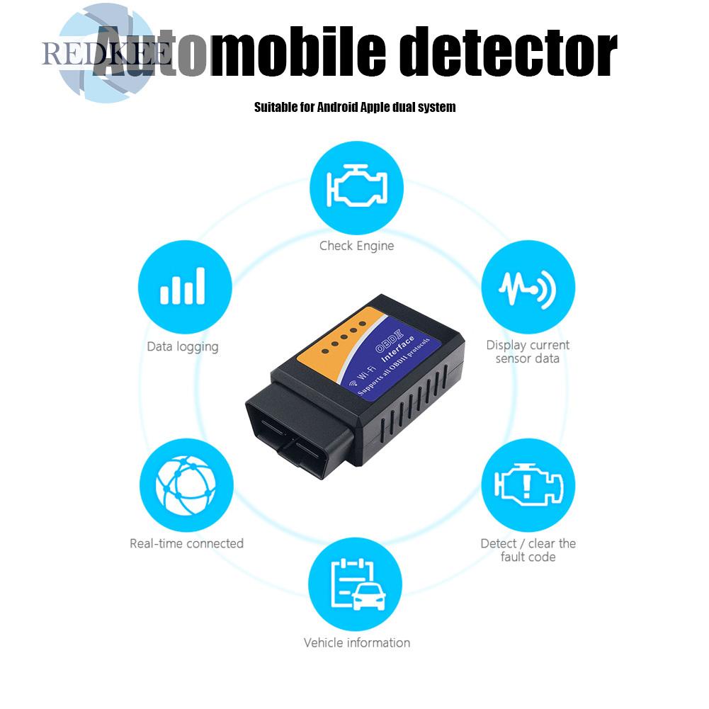 Thiết Bị Quét OBD 2 II OBD2 OBDII Chuyên Dụng Cho iOS Android