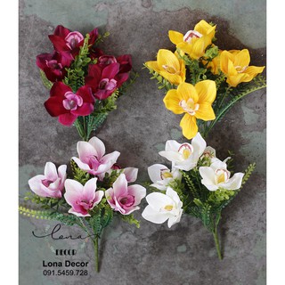 Hoa lụa - địa lan chùm