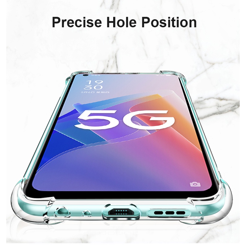 Ốp Điện Thoại Silicon TPU Mềm Trong Suốt Chống Sốc Cho OPPO Reno 7Z 8Z 5G