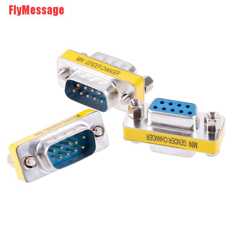 Đầu Nối Chuyển Đổi Mini Flymessage Db9 D-Sub 9pin Rs232