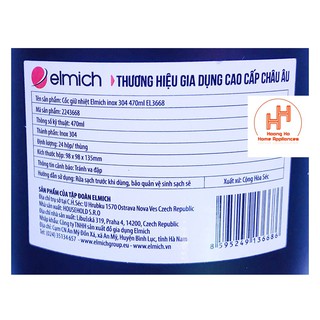 Cốc giữ nhiệt Elmich inox 304 EL3668 - 470ml