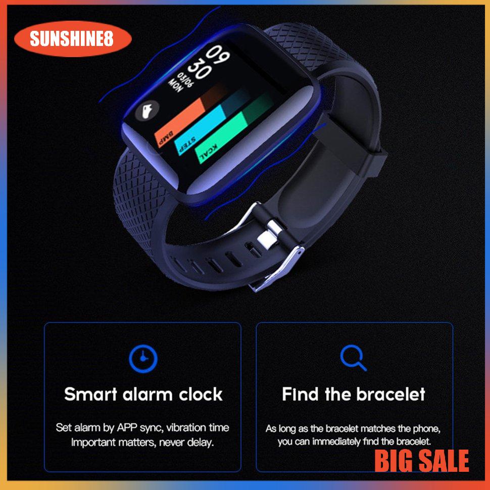 【SUN】Đồng hồ thể thao thông minh D13S Smart Watch với đồng hồ đo huyết áp và nhịp tim