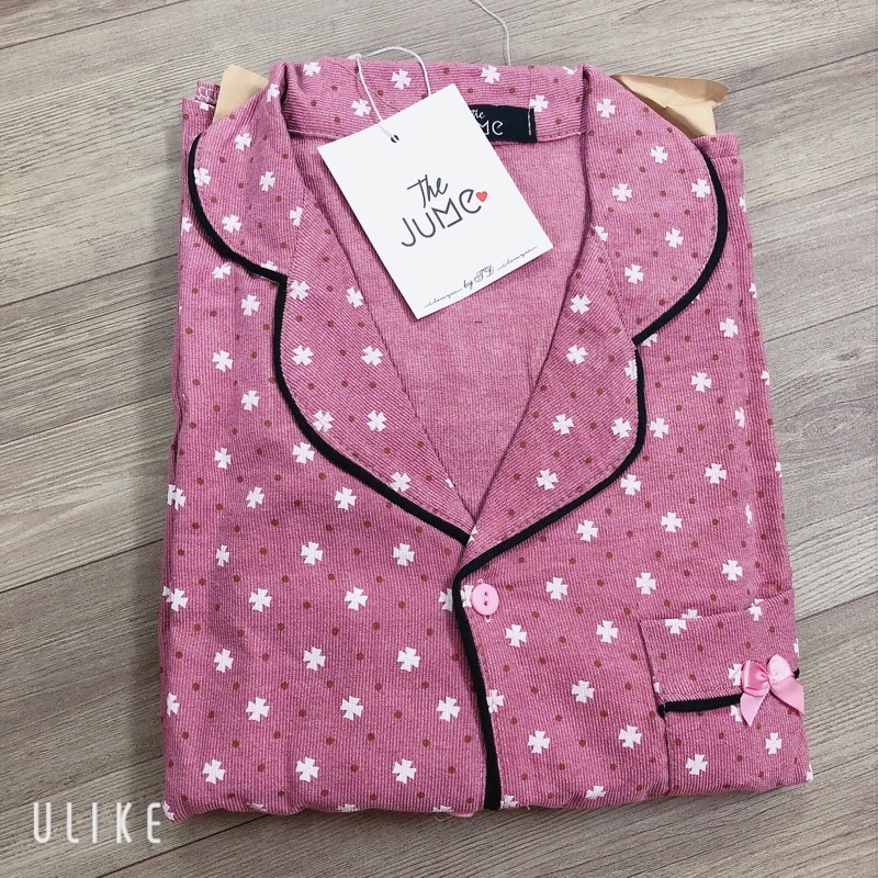 Pyjama Nhung Tăm dài tay 45-58kg