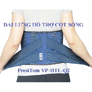 Đai Thắt Lưng Cao Cấp Presitom VP-ĐTL-Q2 cho người đau lưng, cột sống