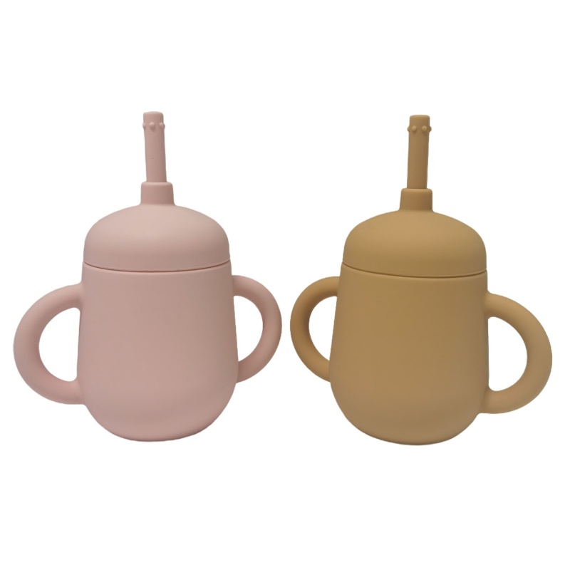 Bình Sữa Silicone Có Tay Cầm Chống Trượt Cho Bé