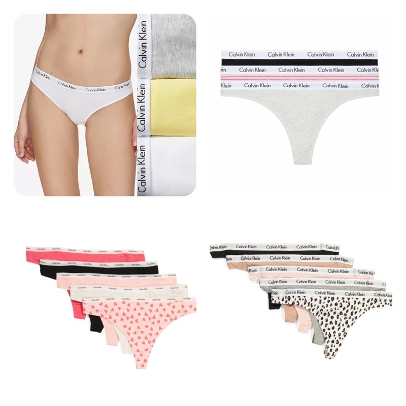 Set quần lót thongs CK- size s,m-hàng mỹ sách tay 100%