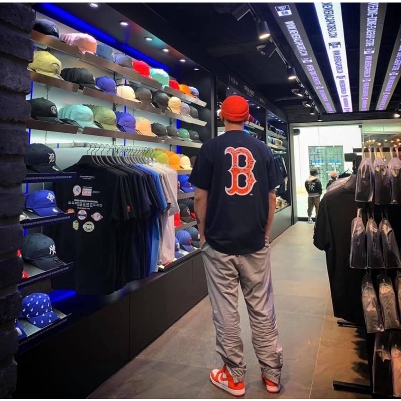 ÁO THUN NEW ERA BIG B PAISLEY XANH NAVY - ÁO NEW ERA HÀNG NHẬP KHẨU CHÍNH HÃNG FULL TEM TAG