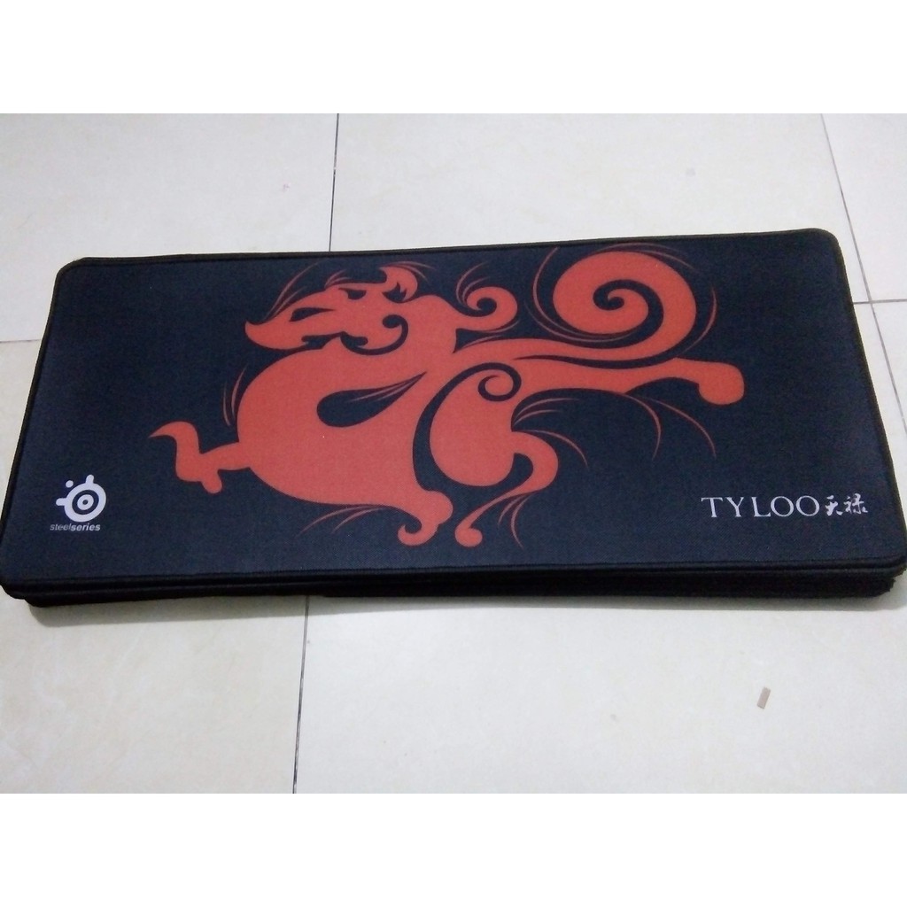 Bàn di chuột gaming cỡ lớn 300*700*3mm đỏ đen Tyloo kê phím chuột