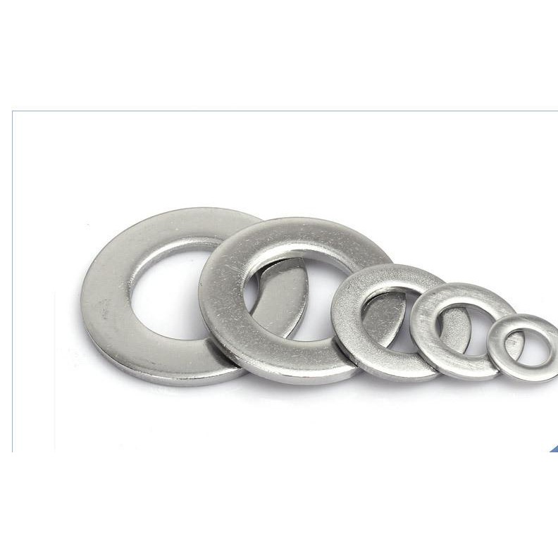 Set 20 Long đen M6,M10,M12 Inox 304 / Đệm phẳng Inox 304 /Flat Washer Inox 304