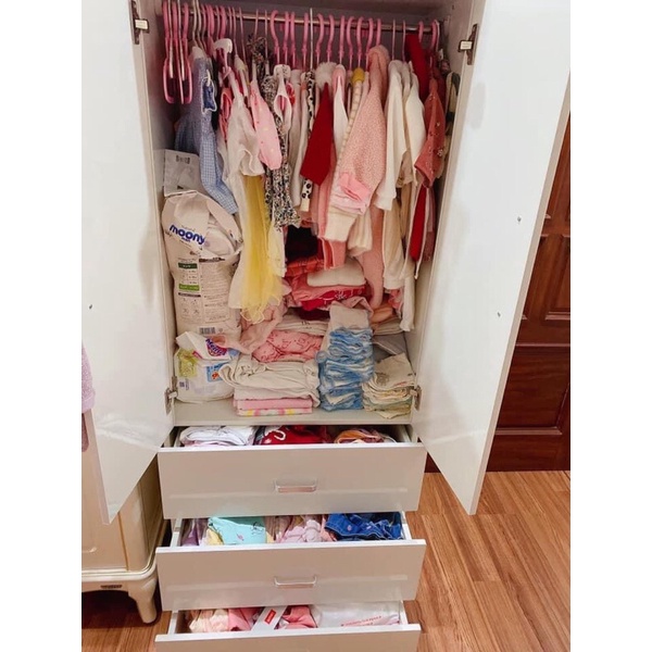 Tủ cho bé sơ sinh khoang đôi thiết kế cao cấp nhựa đài loan chịu lực tốt nhất Bn431. Miễn phí vận chuyển lắp đặt