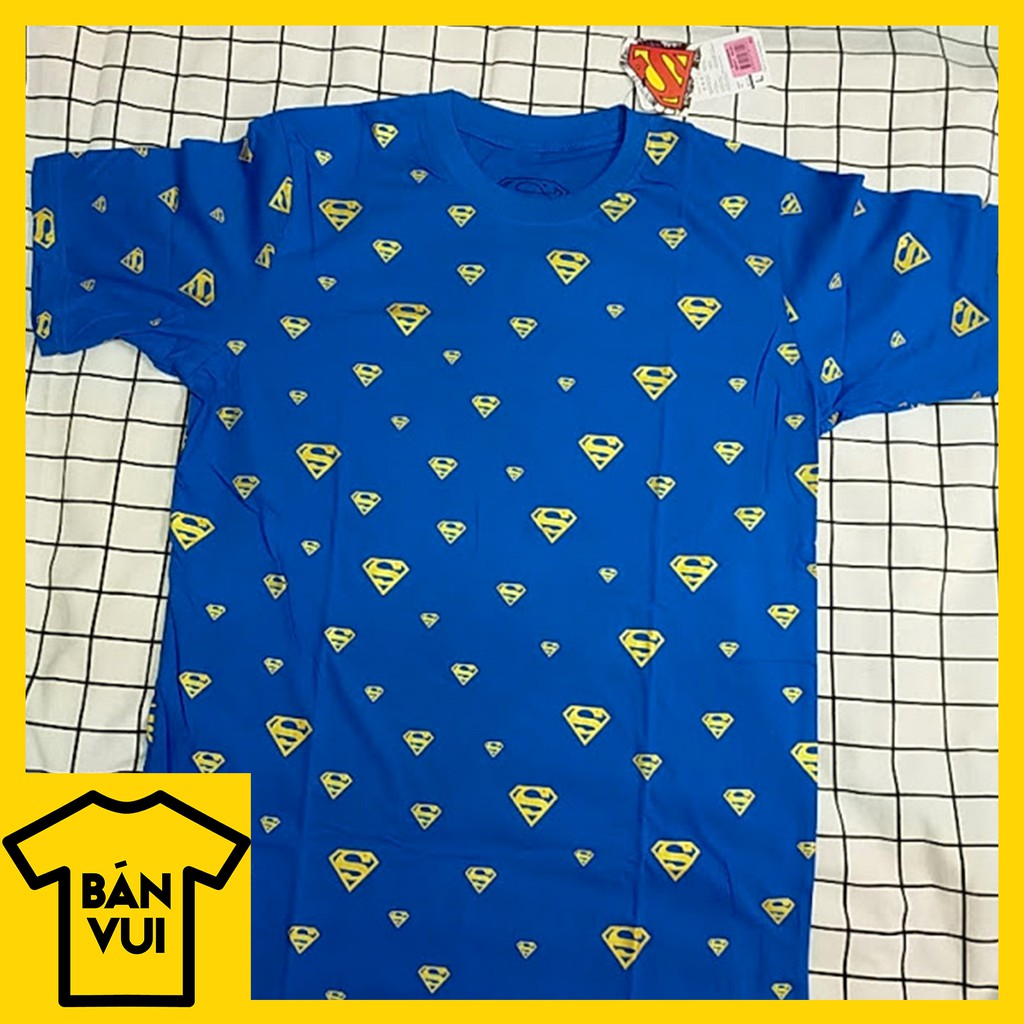 Áo thun unisex SUPERMAN - XANH DƯƠNG - Thái Lan | BÁN VUI - Hàng Mới 100%