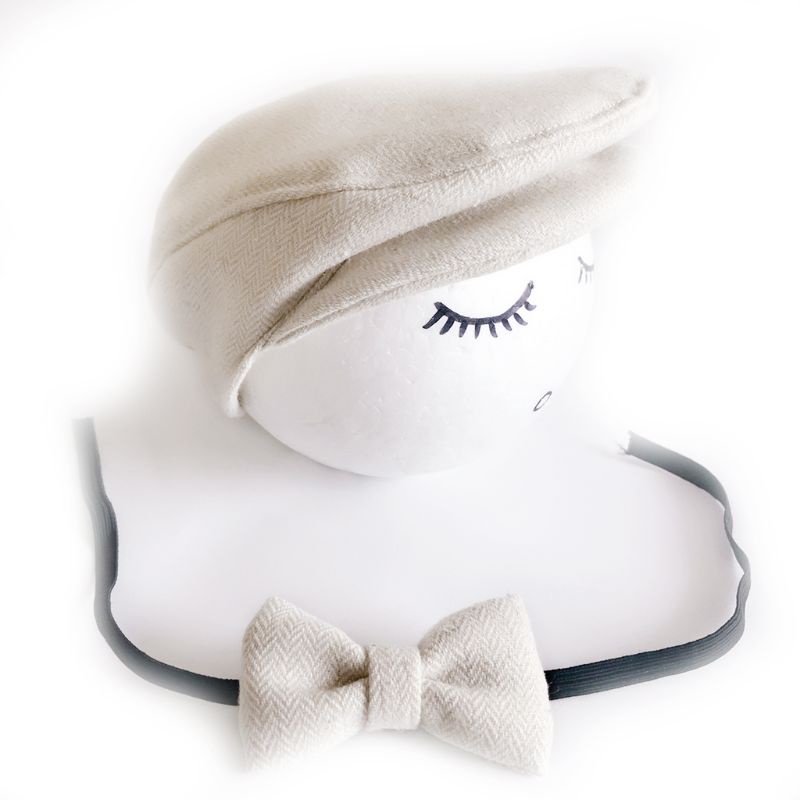 Mũ Beret Vải Cotton Dùng Làm Đạo Cụ Chụp Ảnh