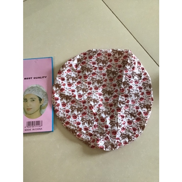 Mũ tắm trùm tóc chống thấm hình hoa