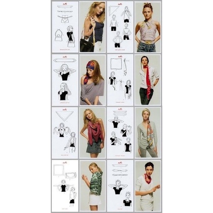 Khăn bandana cột áo yếm đa năng che nắng turban cột cổ áo - Maben