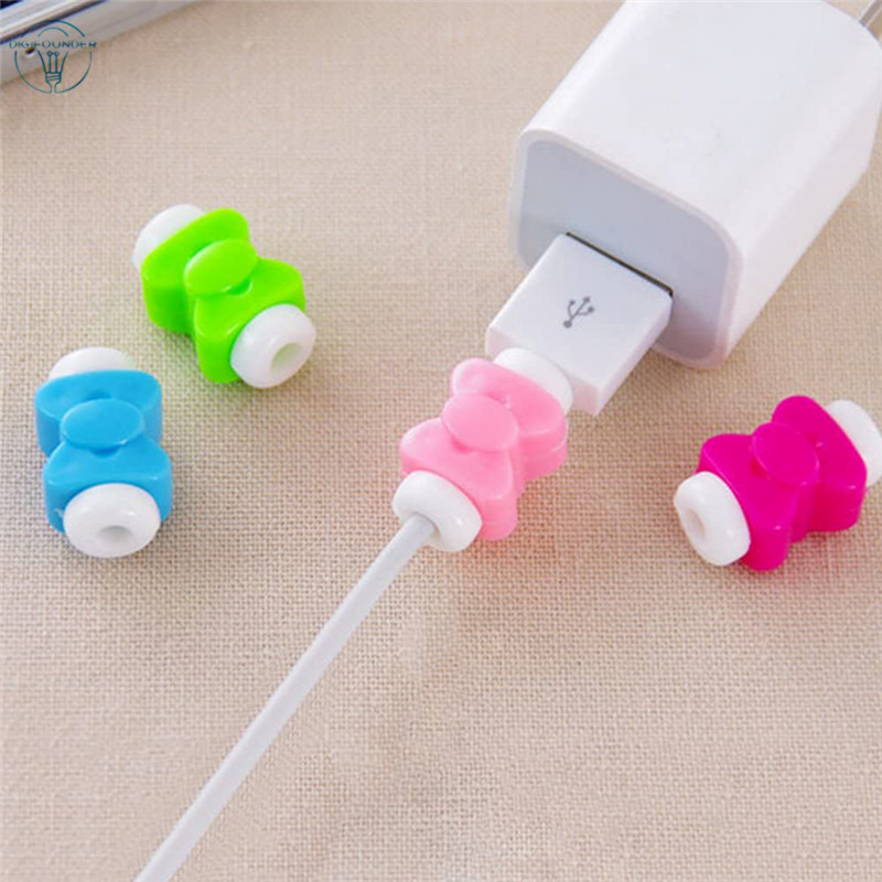 Phụ Kiện Bảo Vệ Đầu Dây Cáp Hình Bướm Dễ Thương
