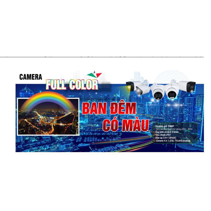 Camera full-color starlight 4 in 1 (CVI, TVI,AHD,Analog) KBVISION KX-CF2101S