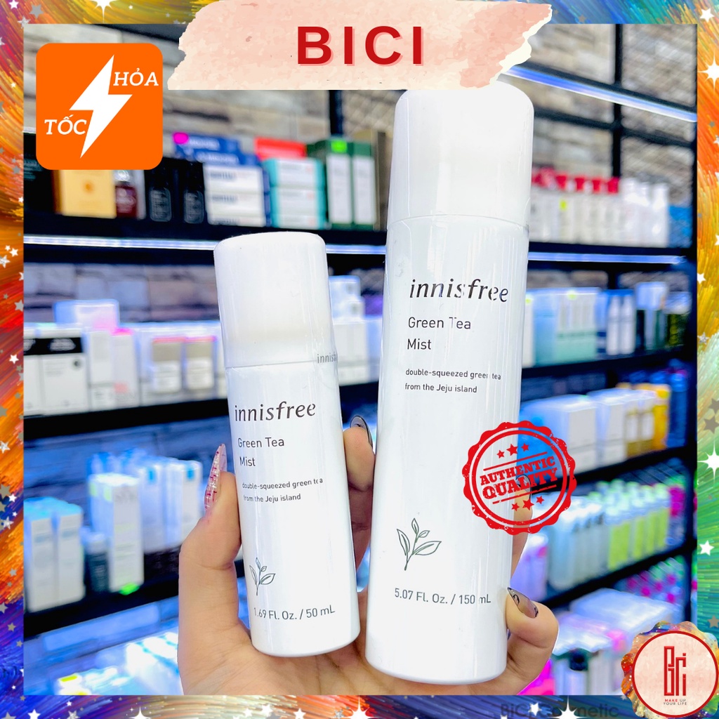 Xịt Khoáng Chiết Xuất Trà Xanh Làm Dịu Da INNISFREE Green Tea Mist (50-150ml) | BigBuy360 - bigbuy360.vn