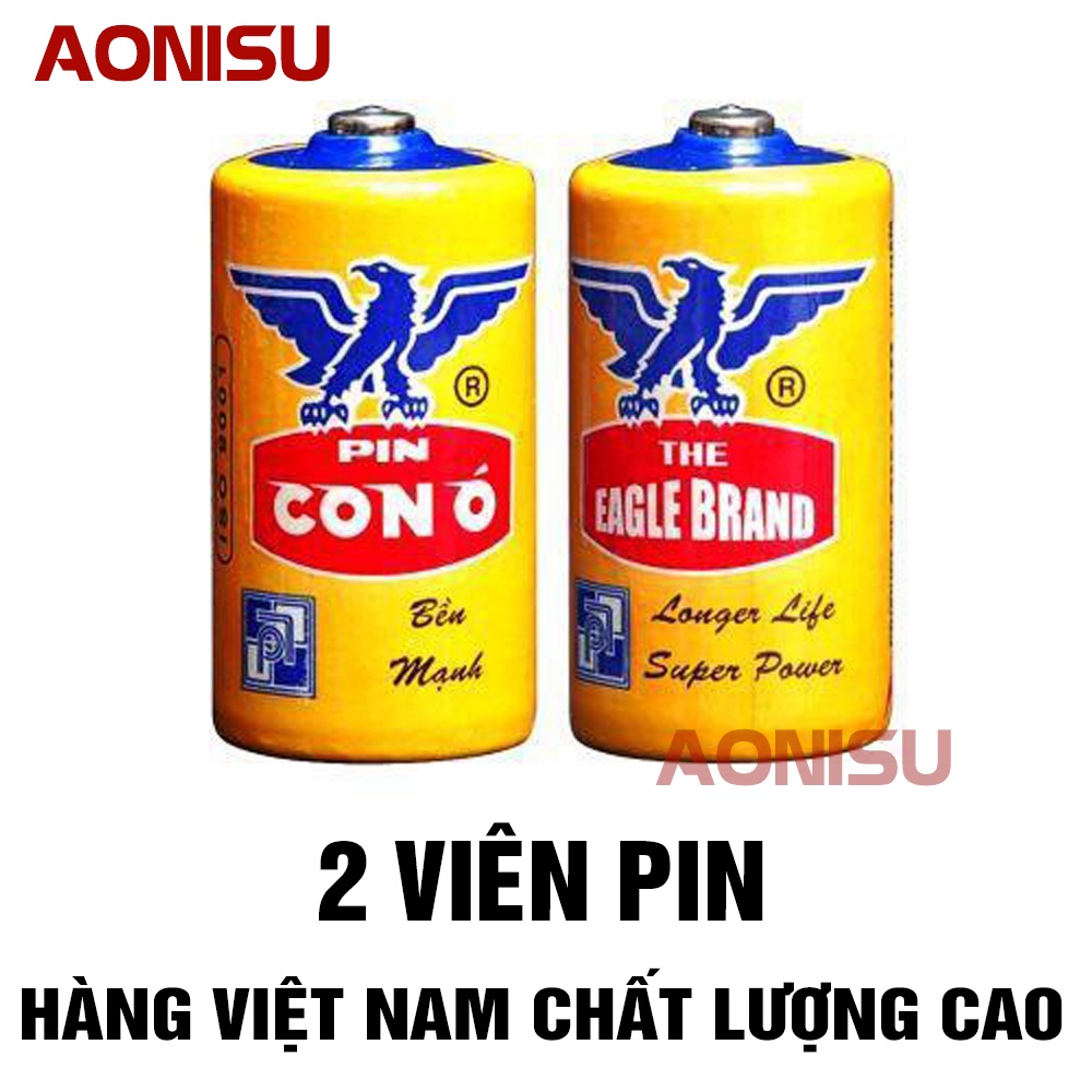 Pin Đại Panasonic / Con Ó HÀNG CHÍNH HÃNG - Pin Size D cho Đèn Pin LED, Pin Bếp Gas, Pin Đài Radio, Đồng Hồ AONISU