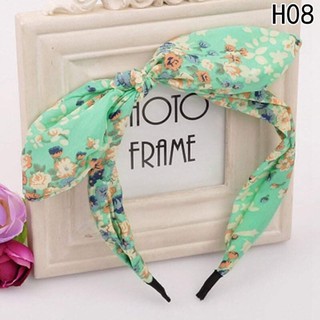 cài tóc vải hoa nhí xinh thắt nơ