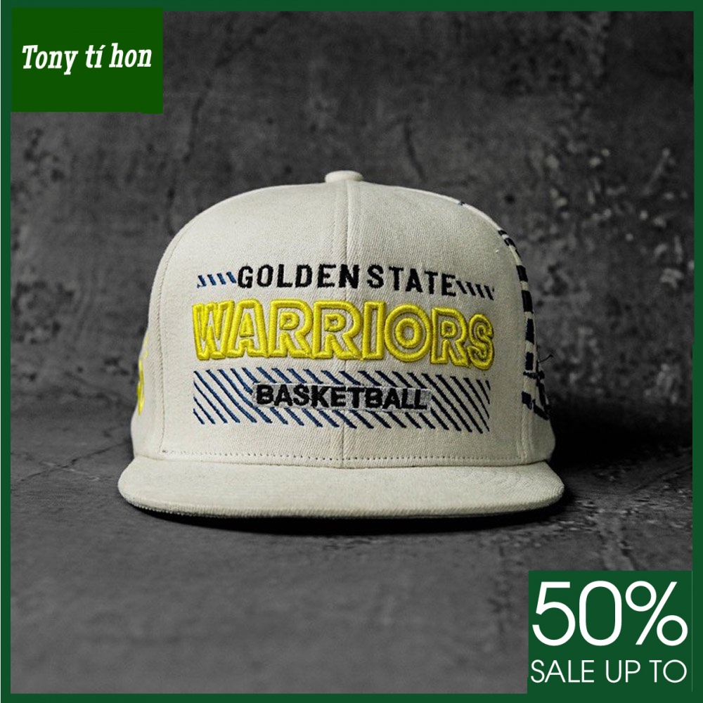 Mũ/nón kết lưỡi trai nam nữ Snapback Mitchell &Ness Golden State cao cấp, phong cách, cá tính [freeship]