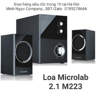 Loa vi tính Microlab Subwoofer M223 - 2.1 (17W RMS )