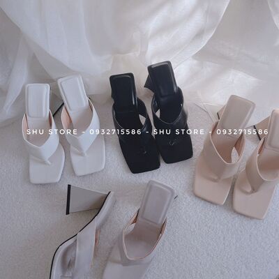 GUỐC NỮ THỜI TRANG SANG TRỌNG SHU STORE - GUỐC GÓT XÉO KẸP NGÓN QUAI BẢN TO