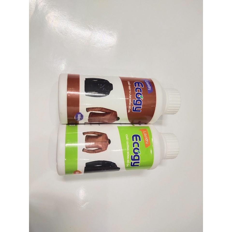 Bộ Giặt Và Dưỡng Đồ Da Cao Cấp ECOGY giặt sạch làm mềm và bóng đồ da như mới