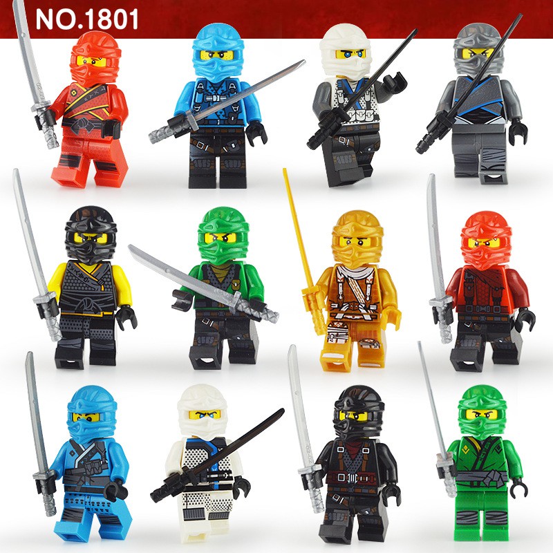 Combo 8 Nhân Vật Lego Ninjago - Ninja Phantom Rẻ Vô Địch - Smarthome toys