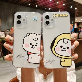 Ốp điện thoại mềm trong suốt in hình nhân vật Bt cho Iphone 12 8 7plus 8plus X Xs Xr Xsmax 11pro Max 11 12 Mini