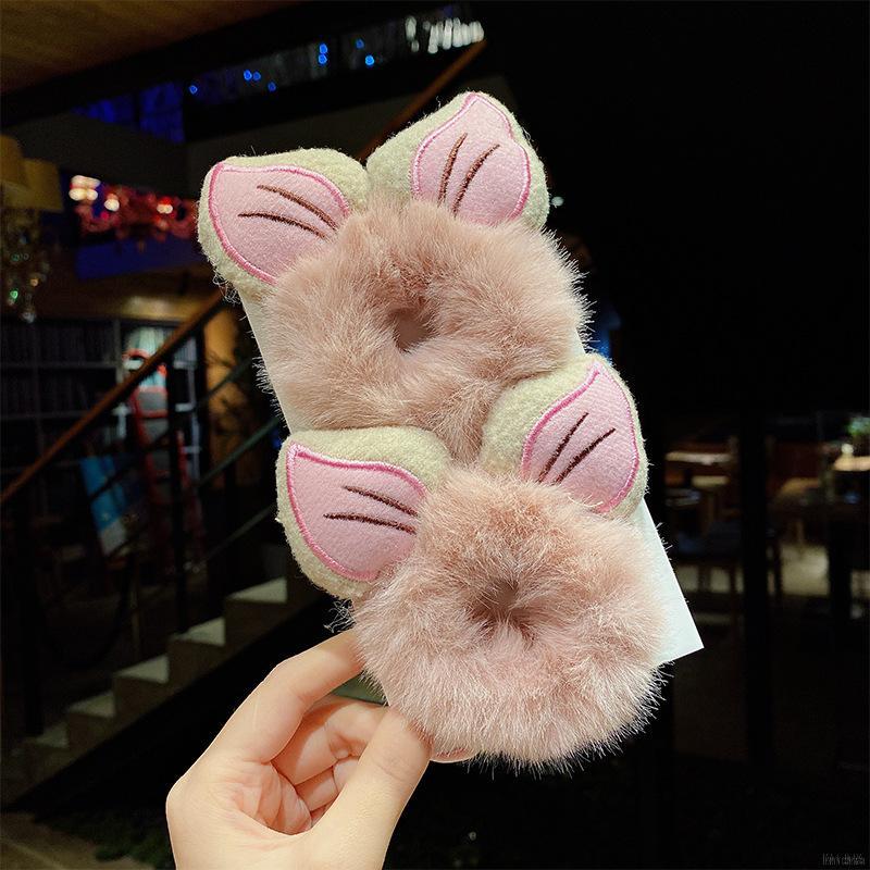 Dây Buộc Tóc Cao Su Kiểu Hàn Quốc Dễ Thương Cho Bé Gái