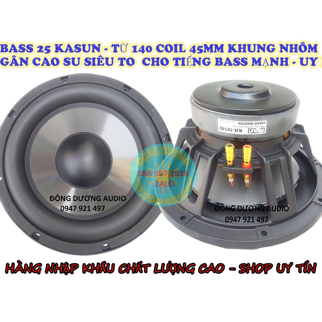 BASS SUB 25 KASUN XỊN - TỪ 140 CÔN 45 - KHUNG NHÔM - GÂN CAO SU TO - GIÁ 1 CHIẾC