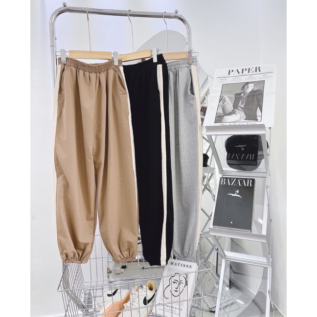 QUẦN JOGGER SỌC VIỀN 3 MÀU (TH)