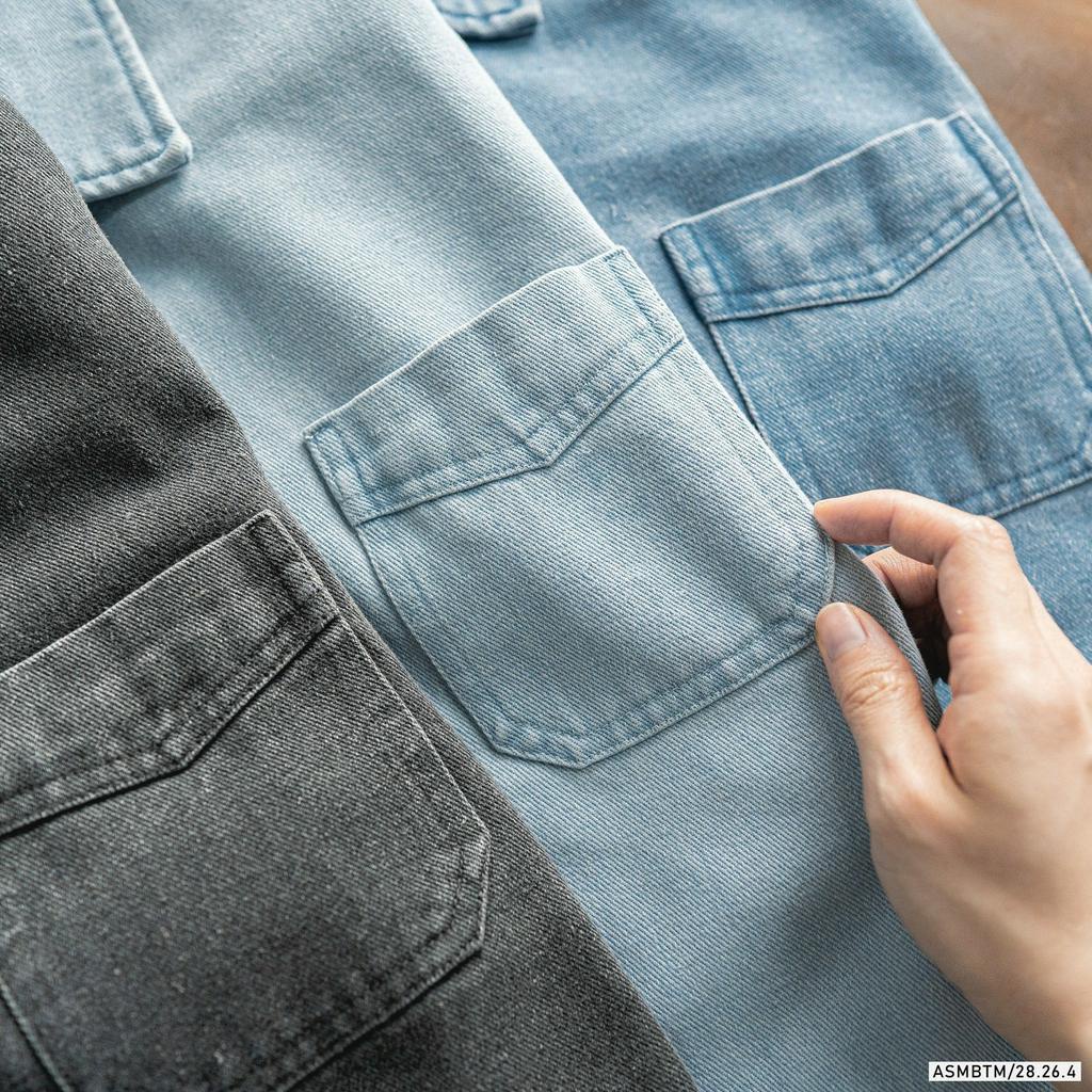 Áo sơ mi jean, áo sơ mi jacket denim chất vải dày dặn, form đẹp 28264